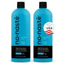 Nonaste Premium Performance Laundry Detergent, Zen Fresh, 64 Fl Oz (Pack of 2) - Active Wear Laundry Detergent for Workout Clothes & More - Scented, Gentle & Color Safe Sport Laundry Detergent