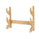 thumbnail image 2 of Soporte de exhibición horizontal de flauta de escritorio de estante de almacenamiento de madera duradera para gabinete 2 niveles perfke Soporte de exhibición, 2 of 9