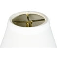 thumbnail image 3 of Home Concept 3x6x5 Chandelier White Linen Clip-On Lampshade, 3 of 6