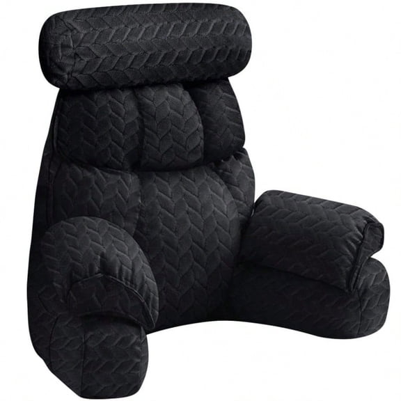 Back Pillow For Bed Sitting Up: Reading Pillow With 9.4 Height ArmrestBed Pillow For Sitting Up TV Pillows For Play Games Working Relaxing Comfort Support For TV Reading