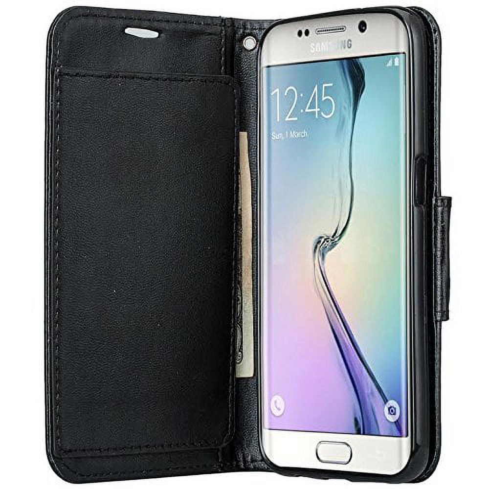 SumacLife Portfolio Design Wallet Case Specifically Designed for Samsung Galaxy S7