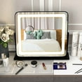 thumbnail image 3 of Costway Hollywood Vanity Makeup Mirror with 3-Color LED Lights & Smart Touch Control, 3 of 10