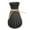 Black, variant on FNGZ Black Plastic Retro Flower Vase, Small Decorative Vase