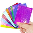 thumbnail image 3 of 10Pcs/11Pcs/16Pcs Nail Ice Sticker Aurora Effect Reflective Colorful Foil Film Sparkling Glass Ice Cube Decoration for Manicure, 3 of 8