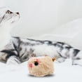 thumbnail image 3 of DOLITY Self-steering Cat Toy, Portable Vivid Electric Interactive Simulation for Dogs Puppy Biting Kitty , Brown Hamster, 3 of 8