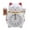 White, variant on M Buder Lucky Cat Clock Accurate Plastic Cute Cartoon Alarm Clock for Home Office Table Desk Decor Yellow 4.92 inches / 12.5 cm YF2025D[cite: 1]