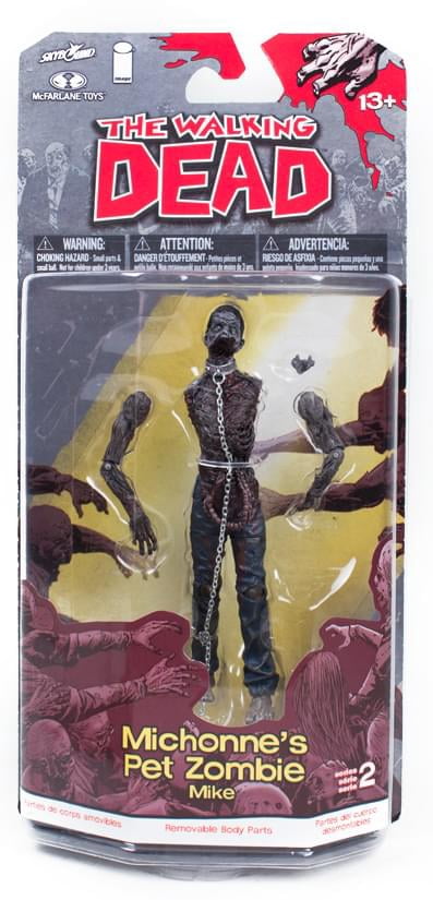 Figurine The Walking Dead - Michonne's Pet Zombie Mike, Série 2 Comic, Neuve