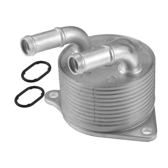 Engine Oil Cooler Kit Compatible for Mini Cooper Aluminum Alloy Silver Tone with O-ring Seals