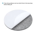 thumbnail image 4 of Uxcell 10.2" Dia. Adhesive Non-Slip Backed Felt, 2 Pcs 5mm Thick Round Lamp Base Anti-Slip Mat Anti-Scratch Pad, Gray, 4 of 6