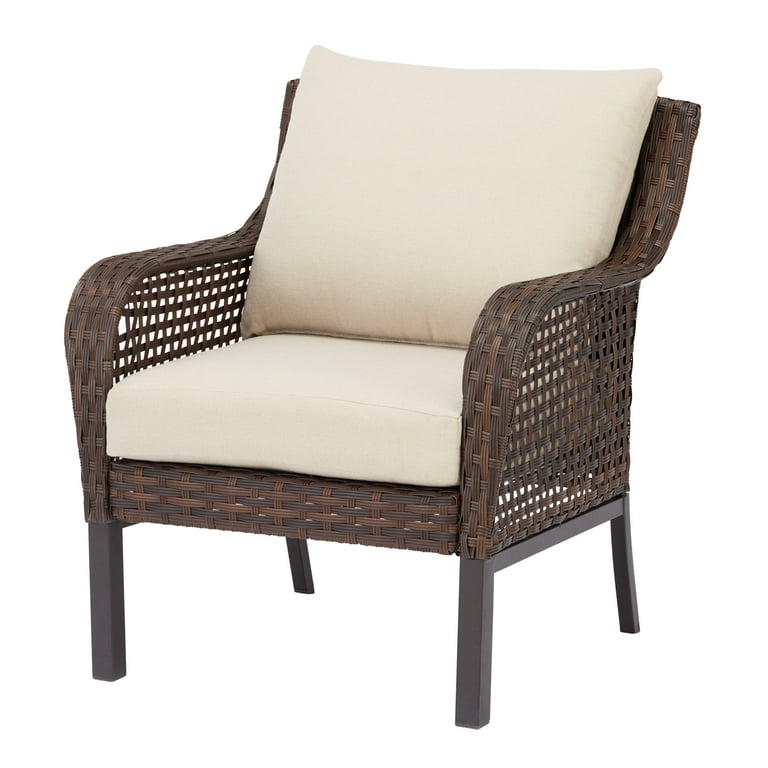 Mainstays Tuscany Ridge 4 Piece Outdoor Conversation Set Tan Walmart