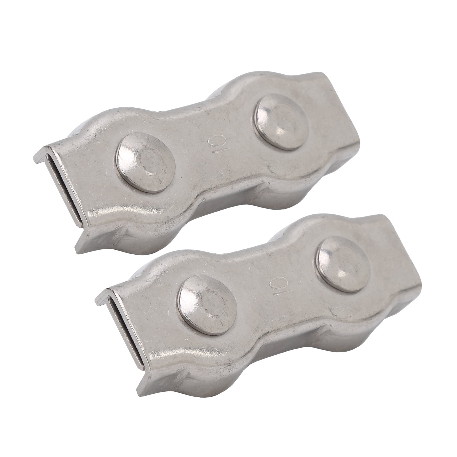 Stainless Steel Duplex Clips Wire Cable Rope Grips Clamps for Rigging Supplies Stainless Steel Duplex Clips Wire Cable Rope Grips Clamps for Rigging Supplies