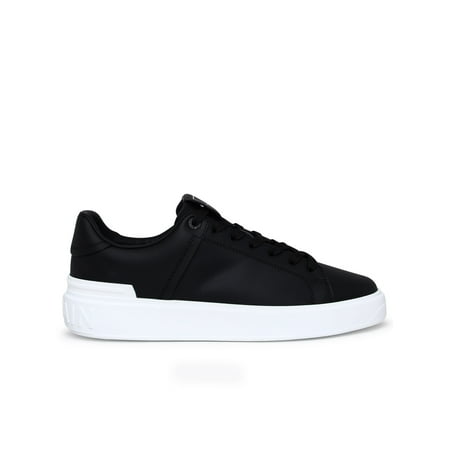 

SNEAKER B-COURT IN PELLE NERA