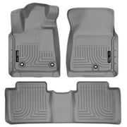 Husky Liners Front & 2nd Seat Floor Liners Fits 14-18 Tundra Double Cab Fits select: 2018 TOYOTA TUNDRA CREWMAX SR5, 2014-2015 TOYOTA TUNDRA DOUBLE CAB SR/SR5