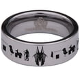 thumbnail image 2 of Anubis Tungsten Carbide Ring, 2 of 9