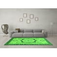 thumbnail image 3 of Ahgly Company Indoor Rectangle Abstract Green Modern Area Rugs, 2' x 3', 3 of 4