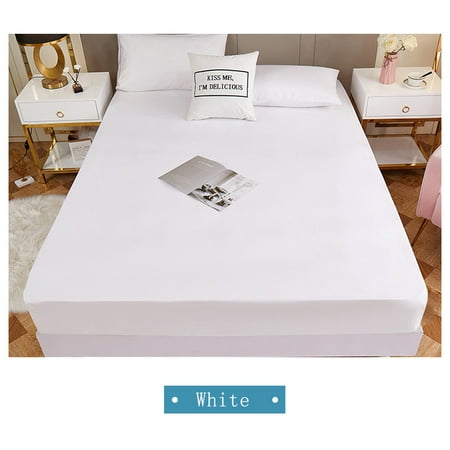10 colors solid fitted sheet mattress cover with all