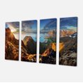thumbnail image 2 of Ocean and Mountains Panorama - Large Landscape Canvas Art, 2 of 3