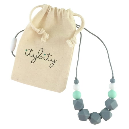 Baby Teething Necklace for Mom, Silicone Teething Necklace, BPA Free