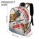 thumbnail image 3 of Misión Imposible: Juicio Final-theme Backpack, Campus style schoolbag Bookbag with Adjustable Shoulder Straps And Large Zip Compartment, Unisex Travel Bags.42x30x15cm, 3 of 6