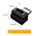 thumbnail image 5 of Encabezado del Panel Frontal USB 3.1 Conector Adaptador de Cable USB Tipo e A USB Tipo e Macho A Tipo e Hembra, 5 of 5