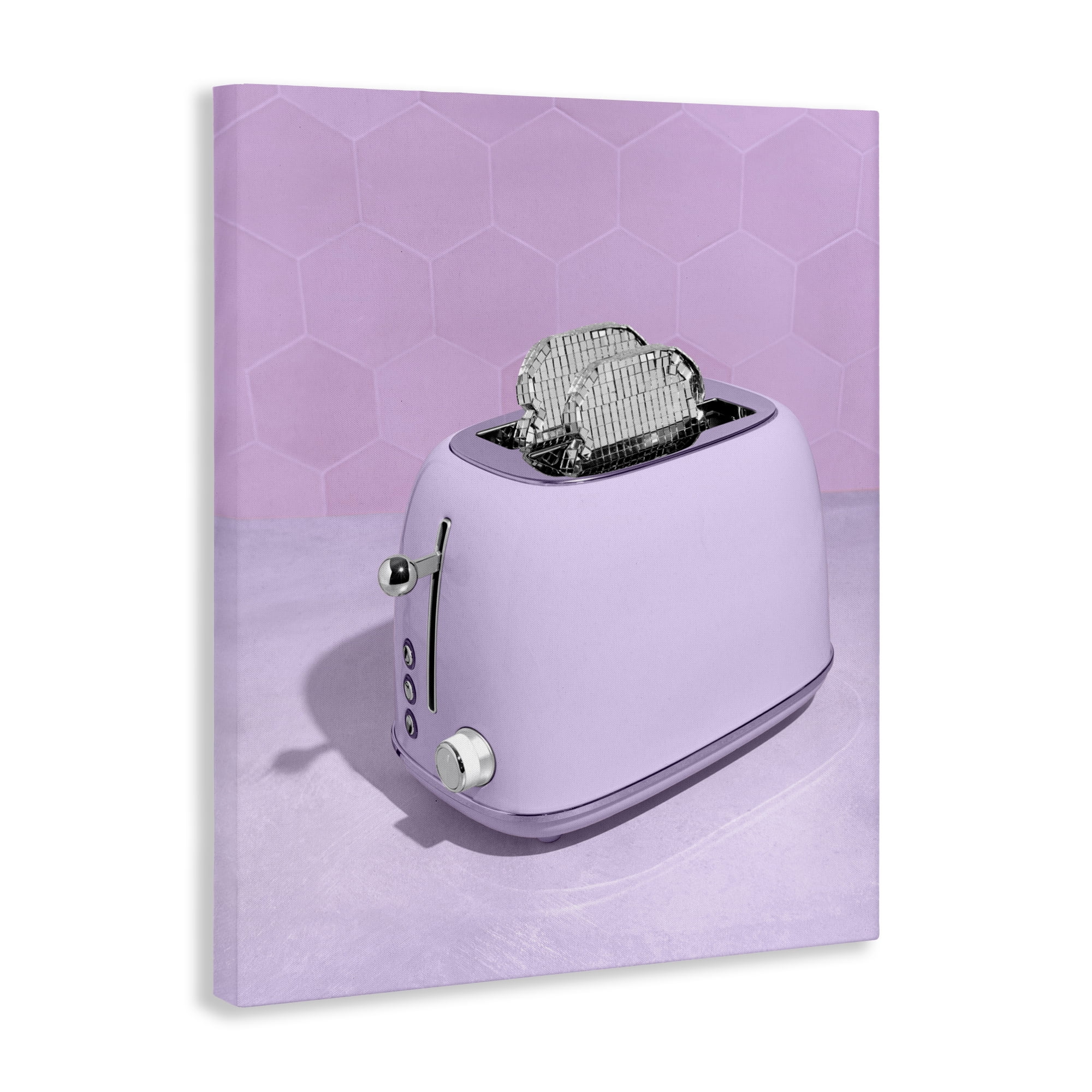 Stupell Industries Disco Toast over Purple Canvas Wall Art, design by LISH Creative