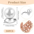 thumbnail image 2 of NOGIS 30 Pcs Mini Pearl Hair Clips for Women, White Pearl Hair Pins, Cute Hair Barrettes, Elegant Pearl Hair Decorations for Girls, Brides for Daily Use, Parties, Wedding, 2 of 7