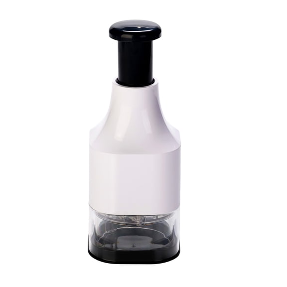 SharpChef 14 oz Manual Vegetable Chopper with Stainless Steel Blades, Easy to Use, Ideal for Onions, Garlic, Nuts, Herbs & More