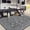 Gray White, variant on ZACOO 9'x12' Ornate Scrollwork Outdoor Rug, Waterproof UV Resistant Patio Mat for Deck RV Balcony, Gray White