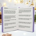 thumbnail image 2 of Bible Pillow Book Plush That Opens Christian Holy Bible Stuff Religious Party Favors Gifts for Kids for Christening Easter (Purple), 2 of 13