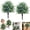Purple, variant on Artificial Potted Trees with Ground Stakes – UV Resistant Camellia Topiary, Artificial Plants and Flowers Decoration Realistic Fake Bushes for Home Garden Yard Home Decor (2, White)