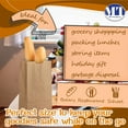 thumbnail image 6 of MT Products Brown Paper Lunch Bags - 8 lb Disposable Paper Bag Fold Top - Pack of 100, 6 of 9