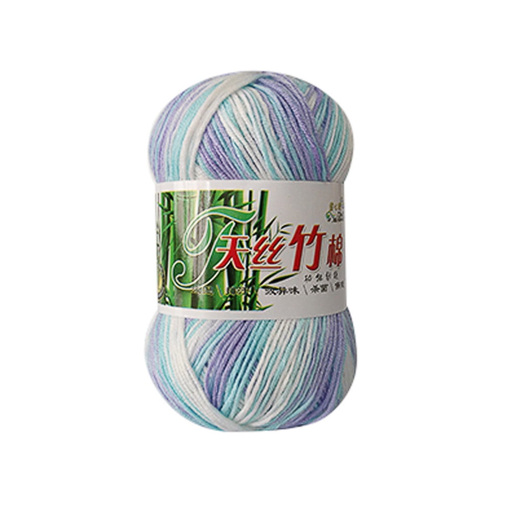 New Bamboo Cotton Warm Soft Natural Knitting Crochet Knitwear Wool Yarn 50g
