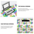 thumbnail image 3 of Yiaed Rainbow Llama Print Travel Luggage Cover Suitcase Protector Fits 18-32 Inch Luggage Wheel Covers Patterned Elastic Luggage Anti-scratch（No luggage）-Small, 3 of 5