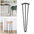 thumbnail image 4 of Yescom 4 Pack 28" Heavy Duty Hairpin Table Legs, 1/2" Steel Rods Furniture Leg with Protector Feets Home DIY Projects for Coffee Chair Night Stands, 4 of 8