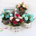 thumbnail image 4 of Retro Zakka Wooden Flower Succulent Plant Pot Planter Desktop Table Ornament, 4 of 10