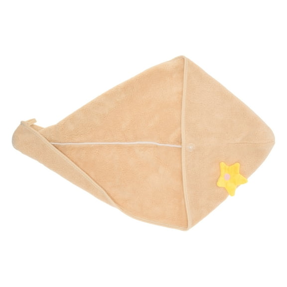 1 Pc Women Soft Flowers Hair Towel for Bathroom Vacation Business Travel Pink Coral Velvet