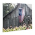 thumbnail image 2 of Stupell Industries Traditional USA Wagon Wheel Barn Canvas Art, 40 x 30, by Kim Allen, 2 of 8