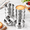 Stainless Steel-8, variant on 12-Pack Mini Springform Cake Pans, Gray, 4 Inch, Nonstick Baking Pans for Cheesecakes and More