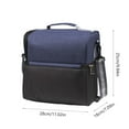 thumbnail image 3 of TUWABEI Double Compartment Lunch Bag, Insulated Extra Large Meal Prep Lunch Bag Color Blocking System Meal Bag, 3 of 6