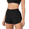 thumbnail image 2 of PNTUTB Athletic Shorts for Women Solid-Color Casual Running Shorts Stretch High-Waisted Athletic Shorts Lightweight Breathable Quick-Dry Shorts, 2 of 6