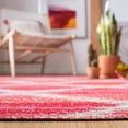 thumbnail image 5 of SAFAVIEH Montage Peyton Geometric Indoor/Outdoor Area Rug, Fuchsia/Ivory, 5'1" x 7'6", 5 of 9