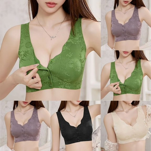 Asxite Women Solid Wireless Backless Seamless Lift Support Bra with Removable Padding Everyday Bra Beige XXXXL