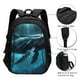 thumbnail image 3 of Balery Vintage Blue Pattern Whale Mochila con carga USB para hombre y mujer - Mochila impermeable y antirrobo para laptop con puerto USB para viajes, trabajo, 3 of 7