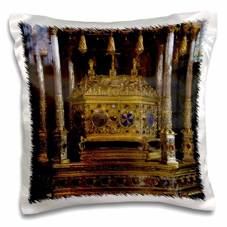 3dRose, Museum of the Holy Blood, Bruges, Belgium, Europe., 16x16 inch Pillow Case