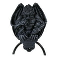 thumbnail image 6 of Gothic Guardian Winged Gargoyle Perching On Roof Pediment Door Knocker Figurine, 6 of 9