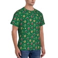 thumbnail image 2 of Qekee Milk Tea Classic Fit T-Shirt Men's Shirt Men's Tight Short Sleeves for Exercise, Running, Mountaineering - Milk Tea, 2 of 9