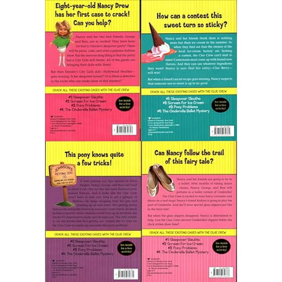 Pre-Owned Nancy Drew and the Clue Crew, Books 1 - 4, 9781665930857, 1665930853, Paperback,