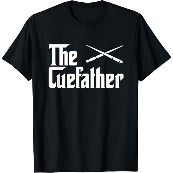 Playful Comfort Tee - The Cue Father Funny Pool Billiards Player Gift T-Shirt