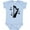 AE-Light Blue, variant on Inktastic Harp Silhouette Music Boys or Girls Baby Bodysuit