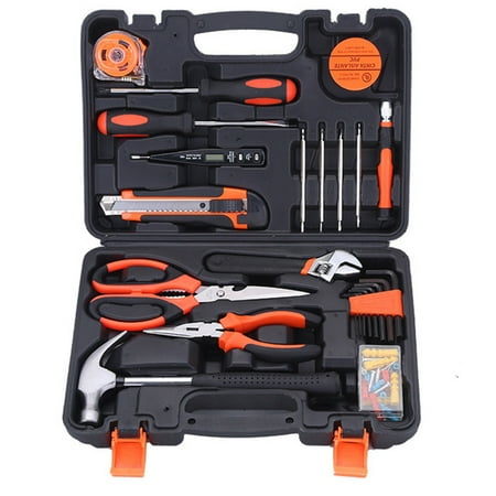 

Tiitstoy Tool Set 45 Pieces Universal Household Hand Tool Kit With Plastic Tool Box Electrician Tool Storage Box